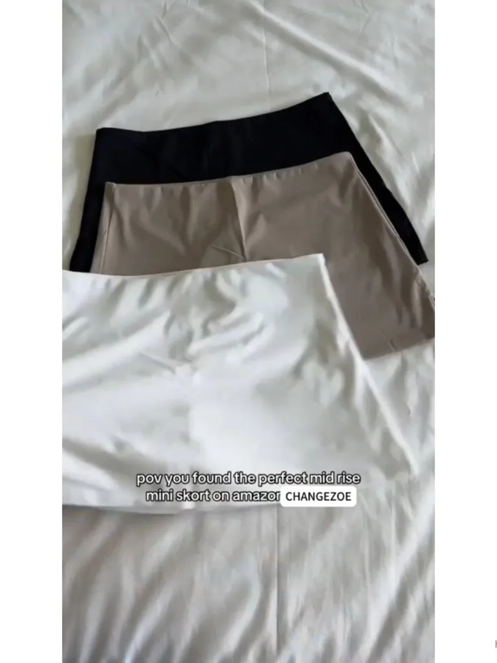Women's Skort with Built-In Shorts 4-Way Stretch Y2K Mini Skirt